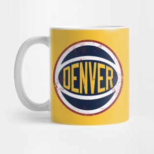 Denver Retro Ball - Gold Mug